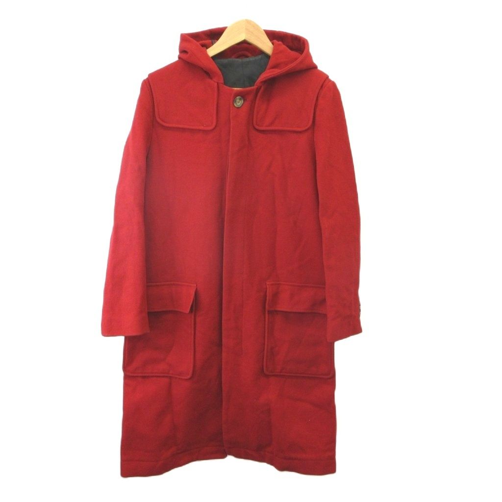 アミ アレクサンドル マテュッシ ami alexandre mattiussi フーデッドロングコート ウール 上着 44 赤 レッド アウター H14M03.18 /YU ■GY18 14,839円
