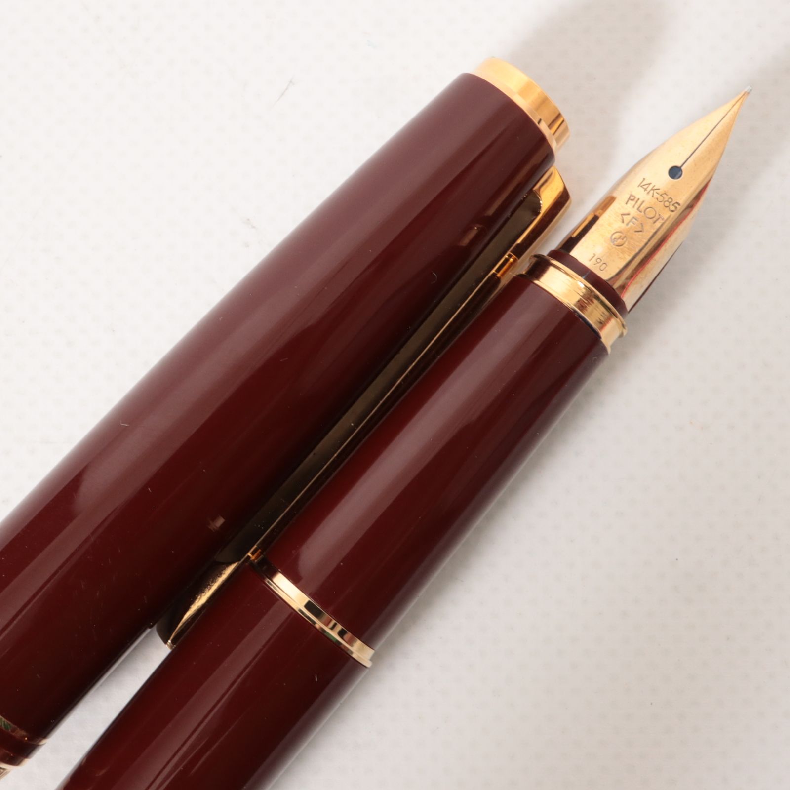 Pilot パイロット Deluxe デラックス 万年筆 14K-585 細字(F