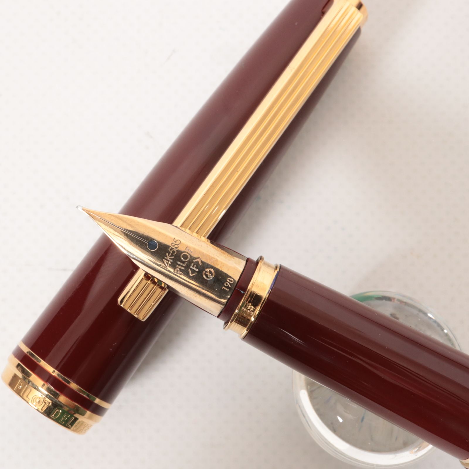 Pilot パイロット Deluxe デラックス 万年筆 14K-585 細字(F