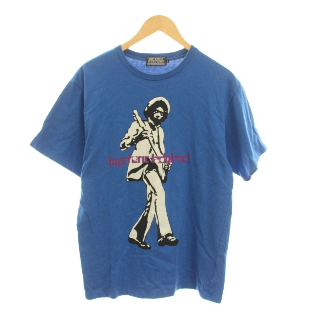 ヒステリック Hysteric DIZZY＆MILKY 26SS HYSTERIC LADYLAND Tシャツ カットソー 半袖 L 青 02261CT45 /YM ■BM