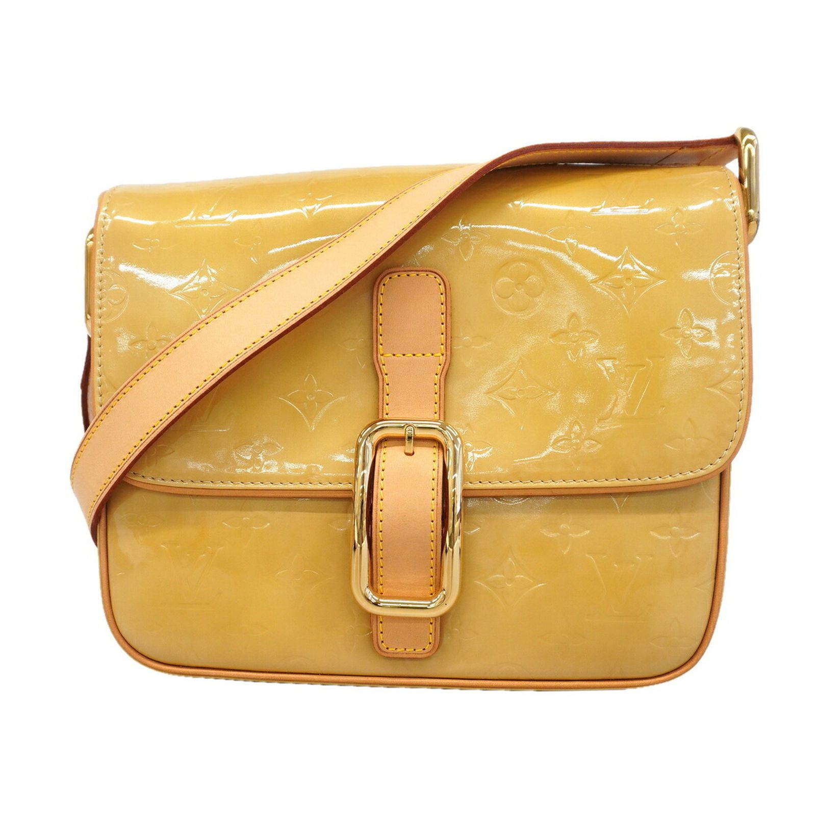 ルイ・ヴィトン(Louis Vuitton) ルイ・ヴィトン ショルダーバッグ ヴェルニ クリスティGM M91147 ベージュレディース