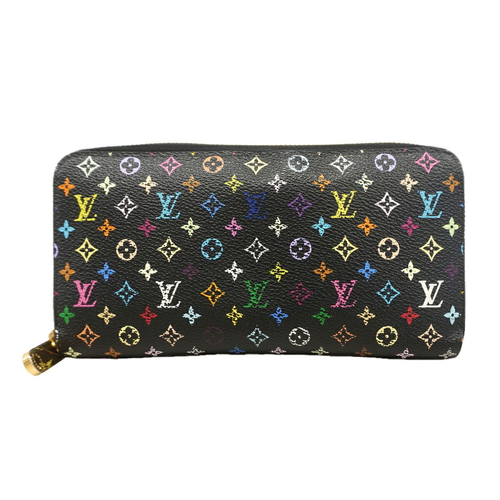 ルイ・ヴィトン(Louis Vuitton) ルイ・ヴィトン 長財布 モノグラム・マルチカラー ジッピーウォレット M60275 ノワール ヴィオレ レディース