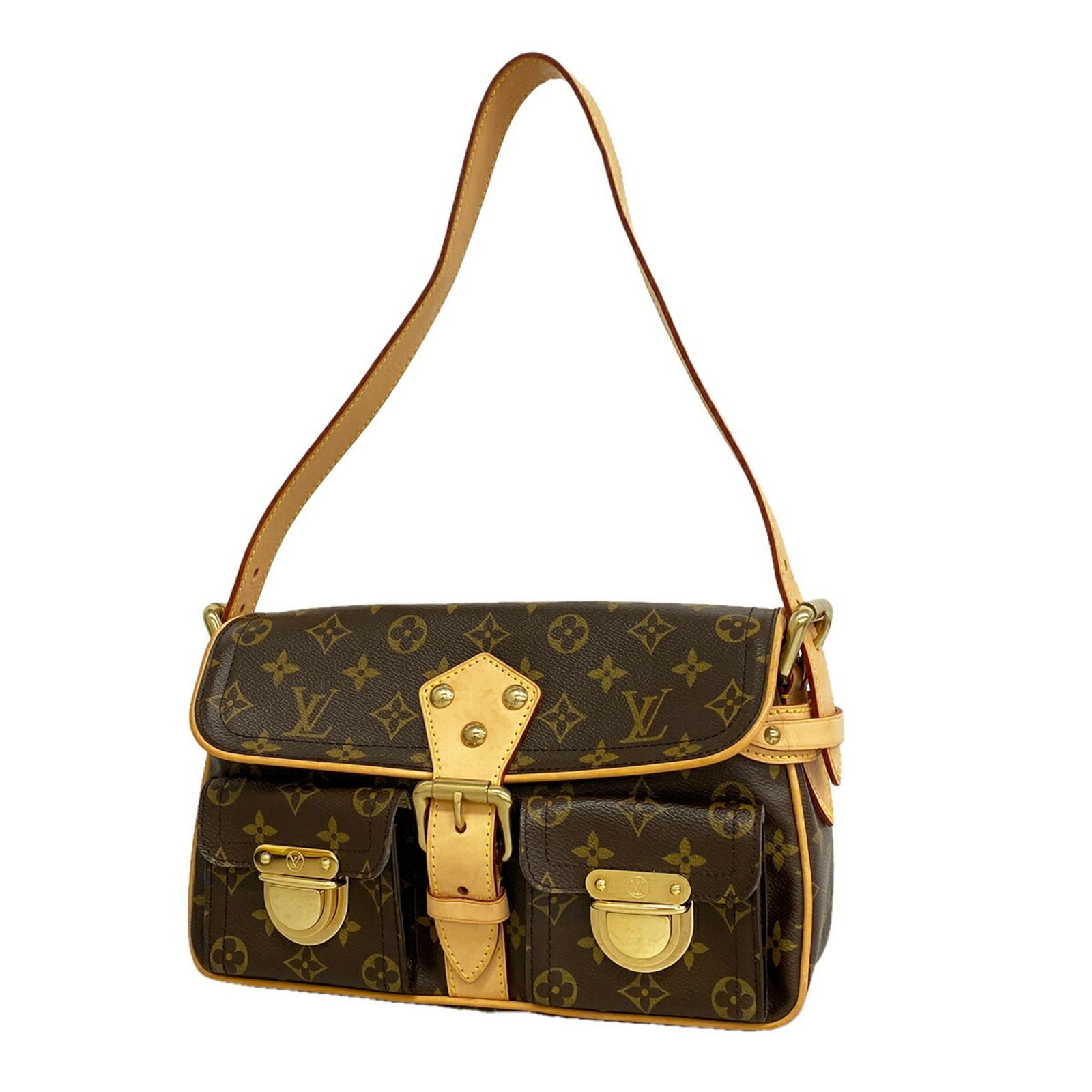 ルイ・ヴィトン(Louis Vuitton) ルイ・ヴィトン ショルダーバッグ モノグラム ハドソンPM M40027 ブラウンレディース