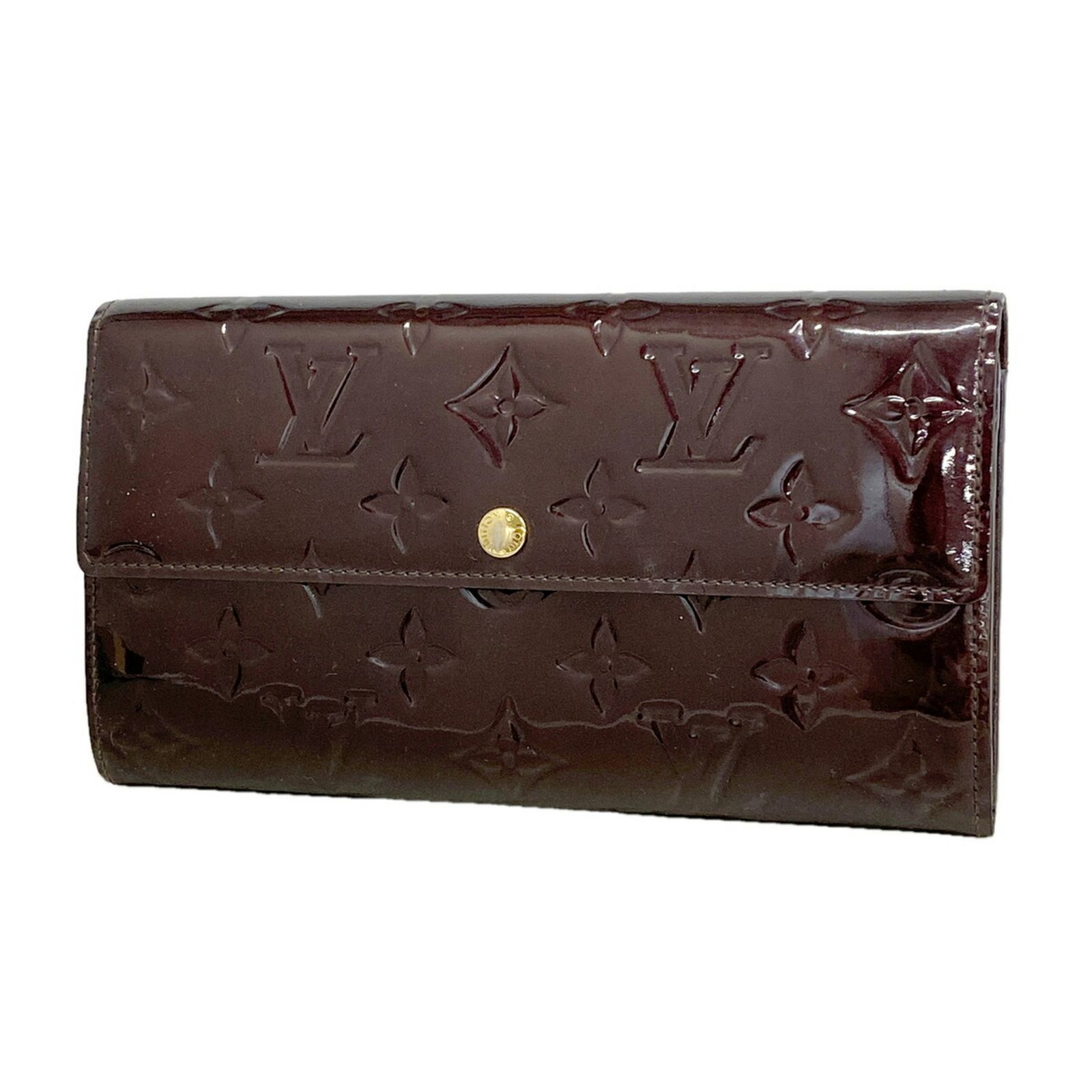 ルイ・ヴィトン(Louis Vuitton) ルイ・ヴィトン 長財布 ヴェルニ ポルトフォイユサラ M93524 アマラントレディース