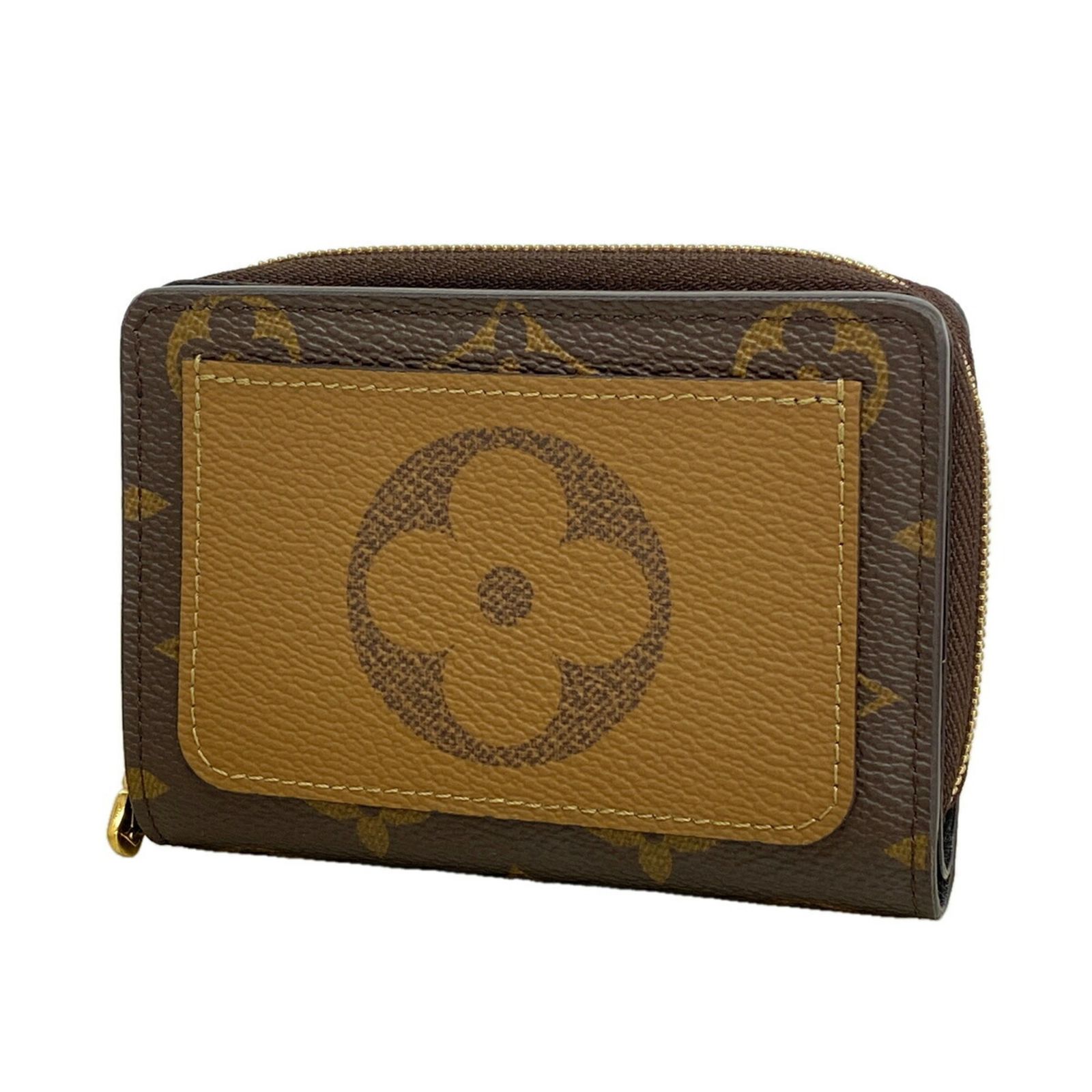 ルイ・ヴィトン(Louis Vuitton) ルイ・ヴィトン 財布 モノグラム モノグラム・リバース ポルトフォイユルー M81461 ブラウンレディース