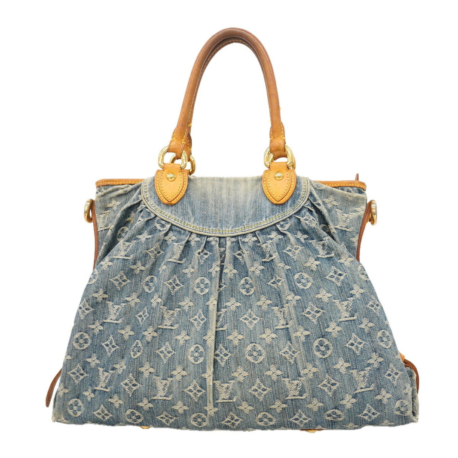 ルイ・ヴィトン(Louis Vuitton) ルイ・ヴィトン ハンドバッグ モノグラム・デニム ネオカヴィGM M95350 ブルーレディース