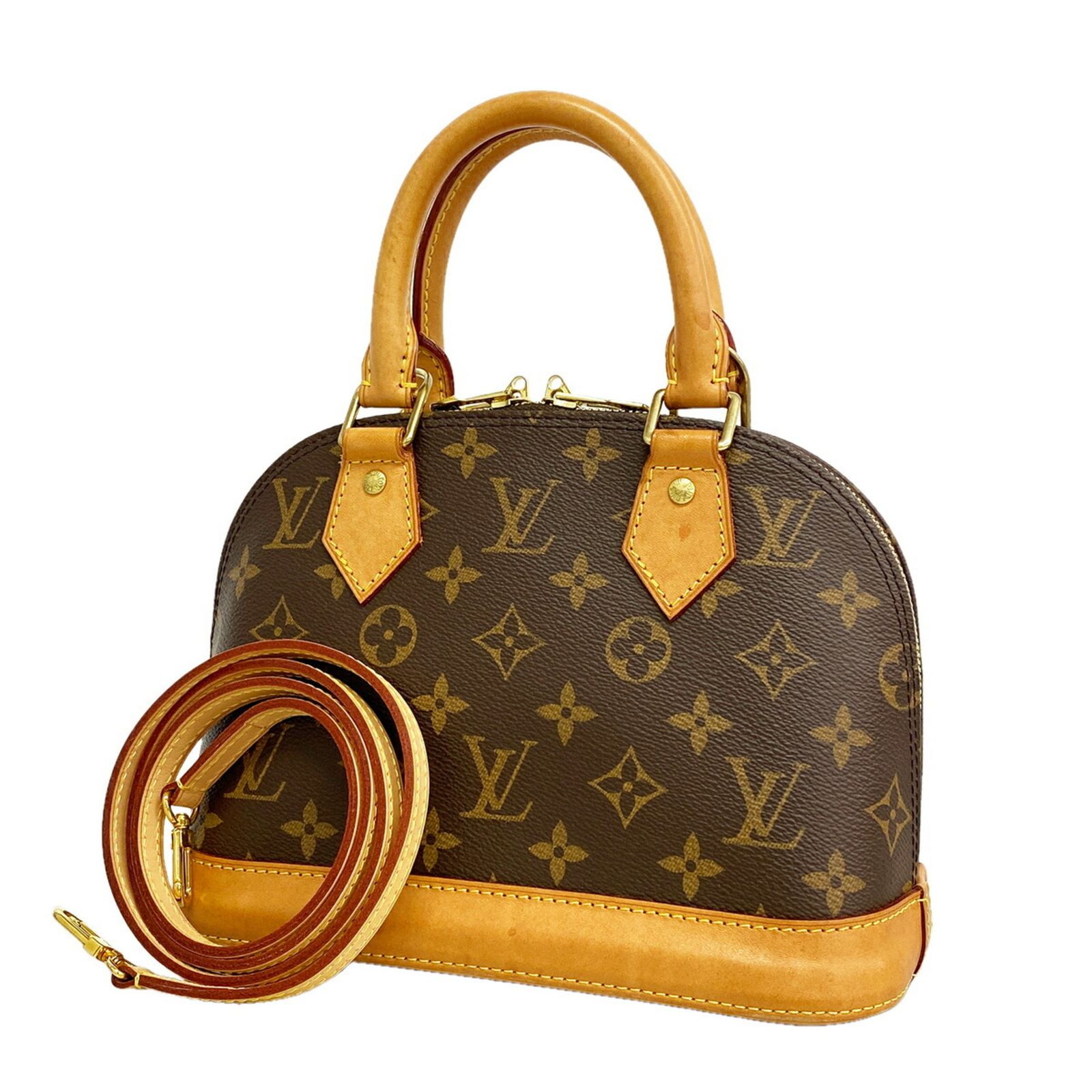 ルイ・ヴィトン(Louis Vuitton) ルイ・ヴィトン ハンドバッグ モノグラム アルマBB M46990 ブラウン 2wayバックレディース