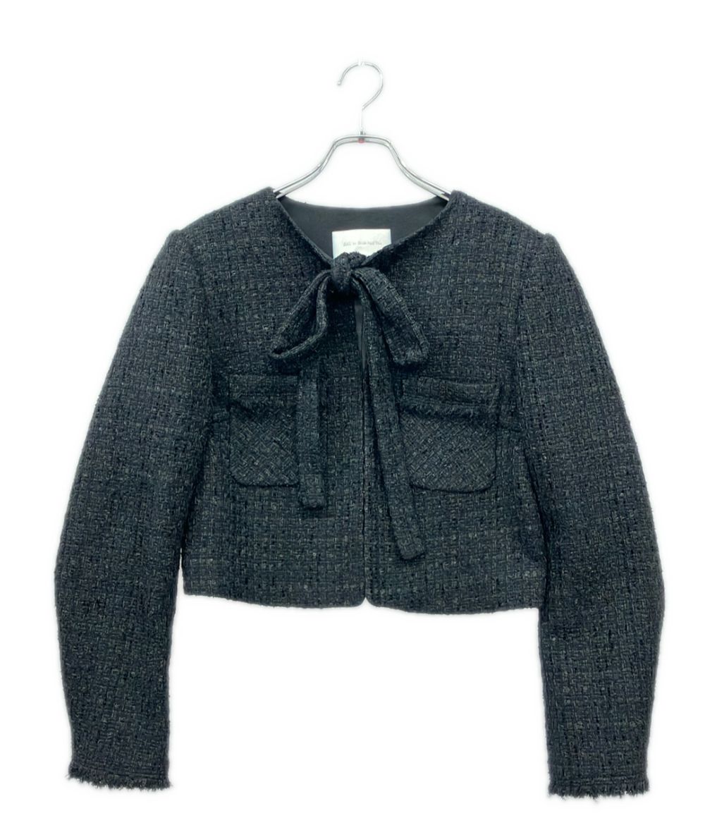 美品 ビーエイユー バイ ブライド アンド ユー ツイードジャケット レディース SIZE 1 BAU by Bride And You