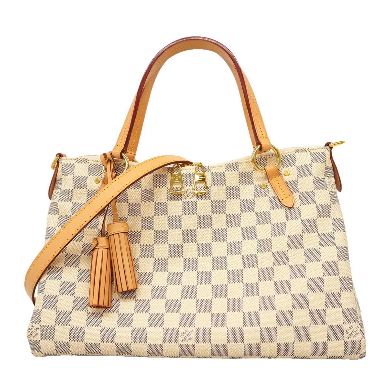 ルイ・ヴィトン(Louis Vuitton) ルイ・ヴィトン ハンドバッグ ダミエ・アズール リミントン N40022 ホワイト 2wayバッグレディース
