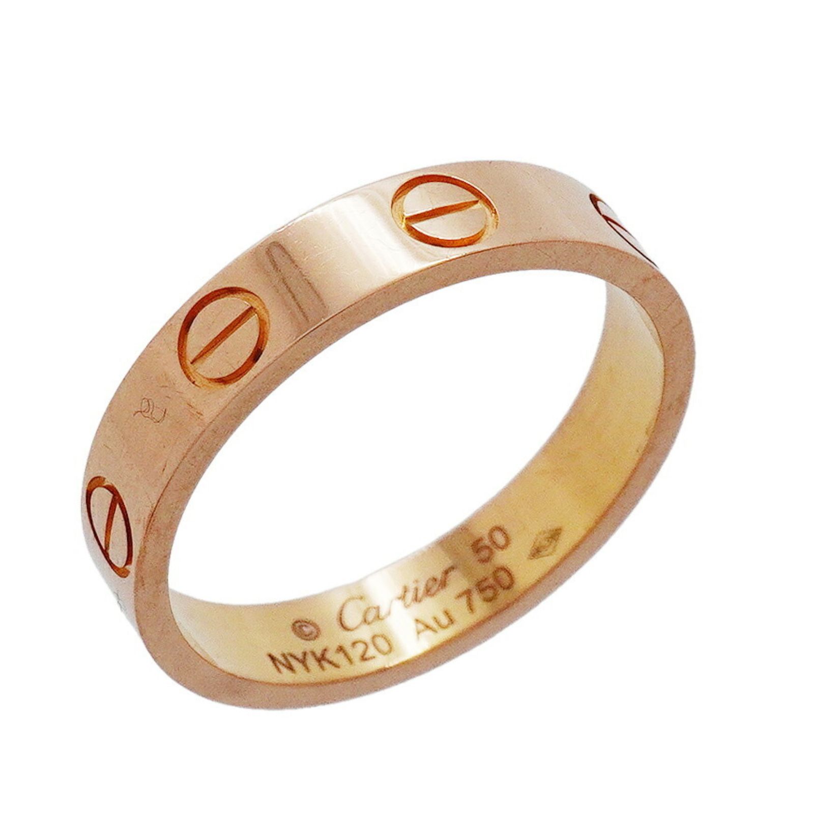 カルティエ(Cartier) カルティエ リング ミニラブ 18KPG ピンクゴールド ＃50レディース 109,831円