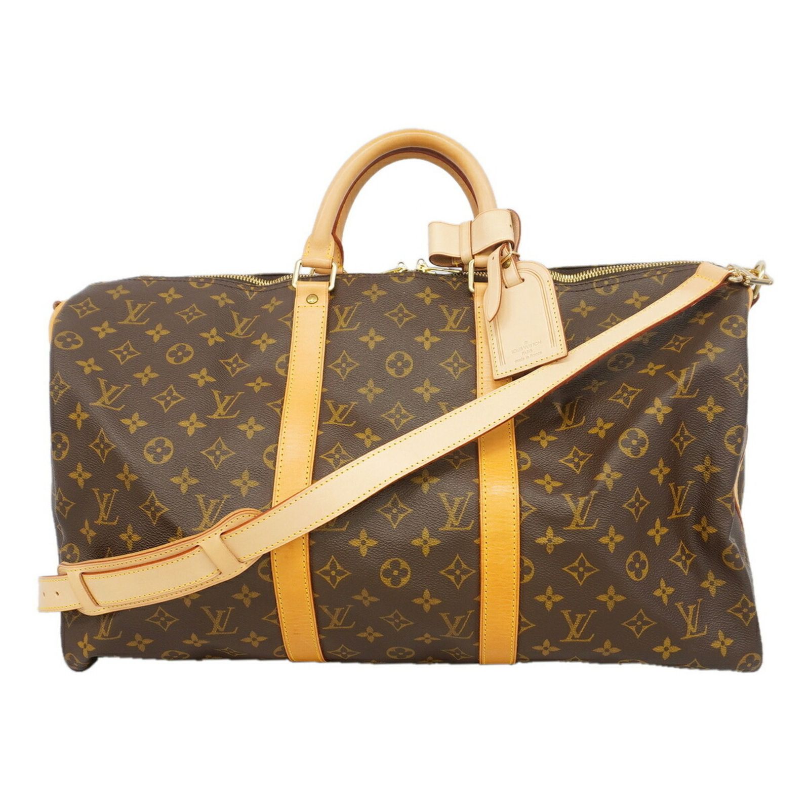 ルイ・ヴィトン(Louis Vuitton) ルイ・ヴィトン バッグ・ボストンバッグ モノグラム キーポルバンドリエール50 M41416 ブラウンメンズ レディース P3410626