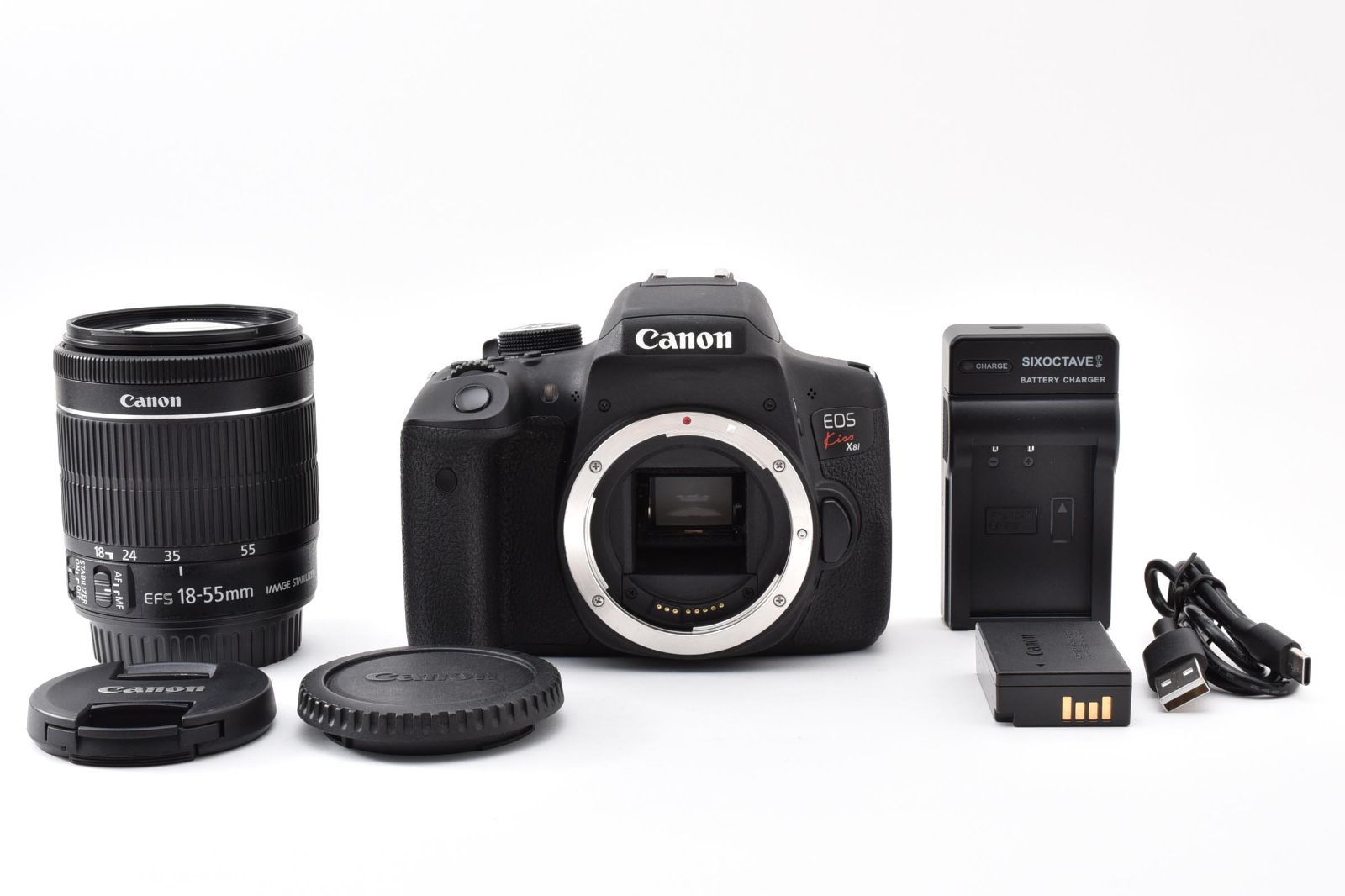 ★良品★ 《ショット数 4522回》 キヤノン CANON EOS Kiss X8i + EF-S 18-55mm F3.5-5.6 IS STM #2734