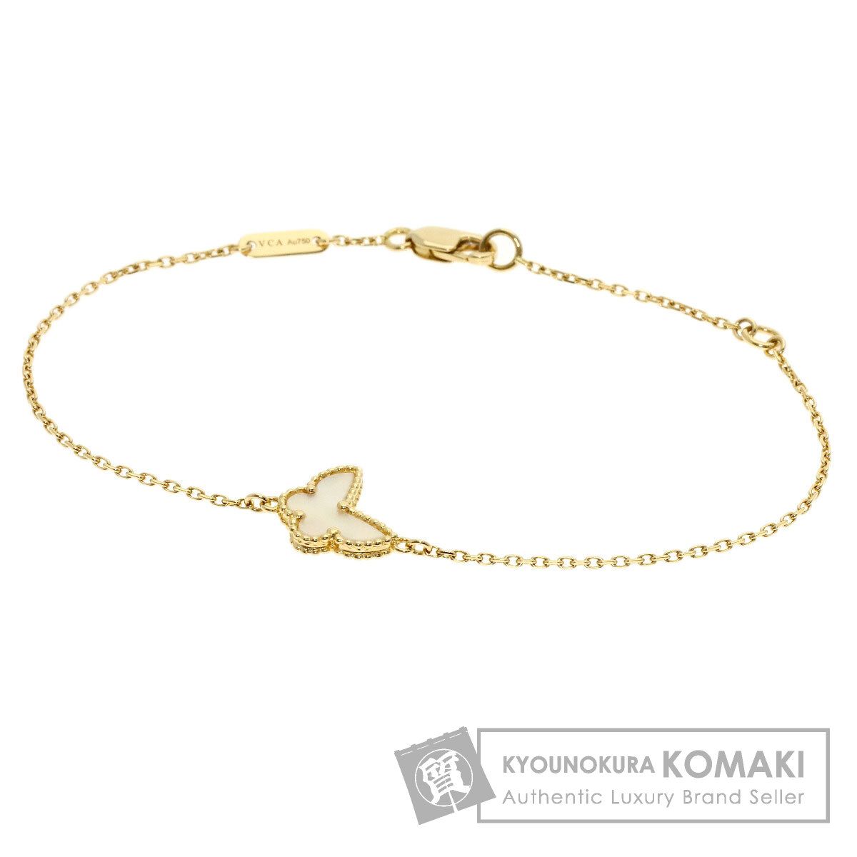 Van Cleef & Arpels ヴァンクリーフ＆アーペル スウィート パピヨン シェル ブレスレット K18YG レディース [中古] 125,895円