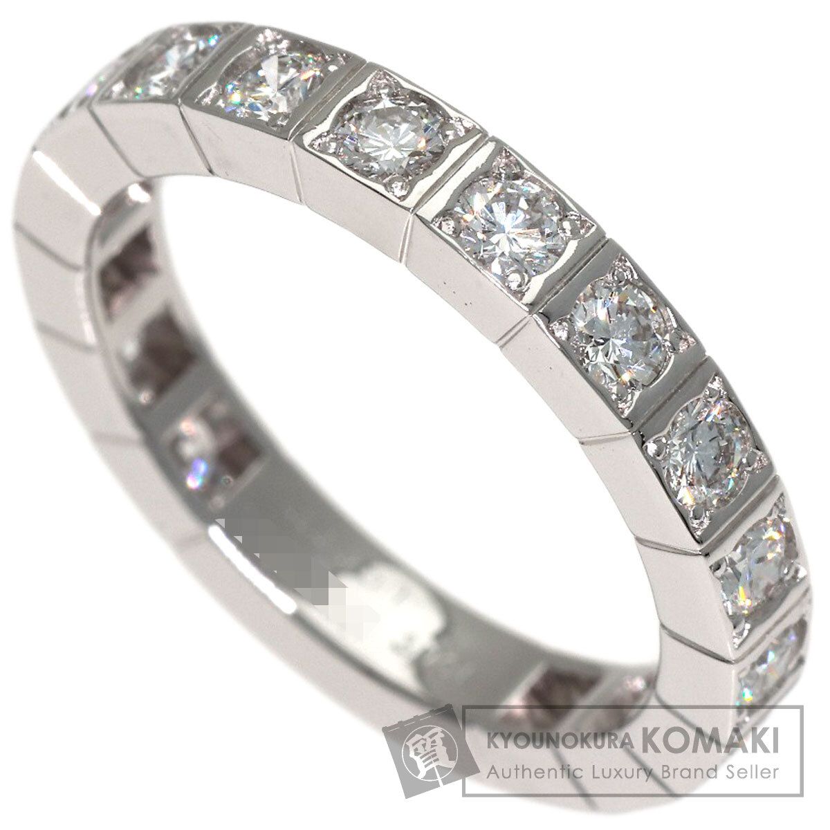 CARTIER カルティエ ラニエール フルダイヤモンド #48 リング・指輪 K18WG レディース [中古]