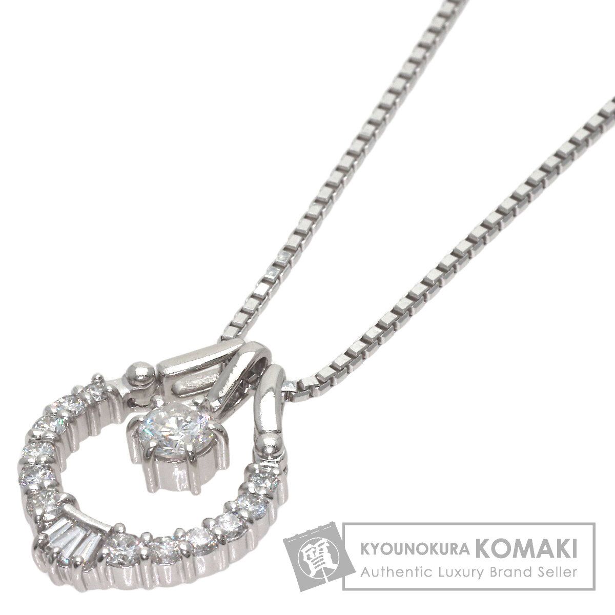 SELECT JEWELRY セレクトジュエリー ダイヤモンド ネックレス PT850 PT900 レディース [中古]
