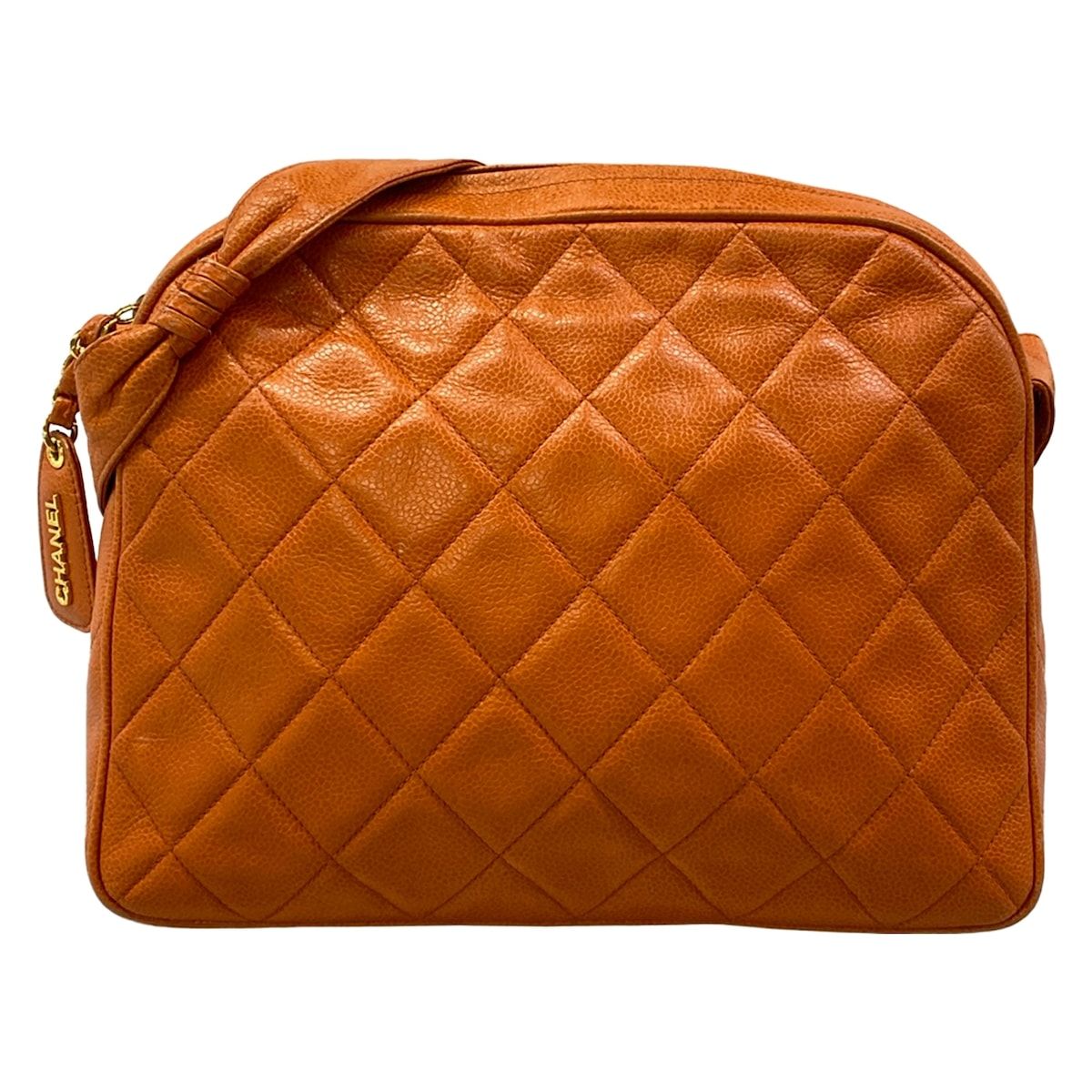 CHANEL(シャネル) ショルダーバッグ マトラッセ オレンジ