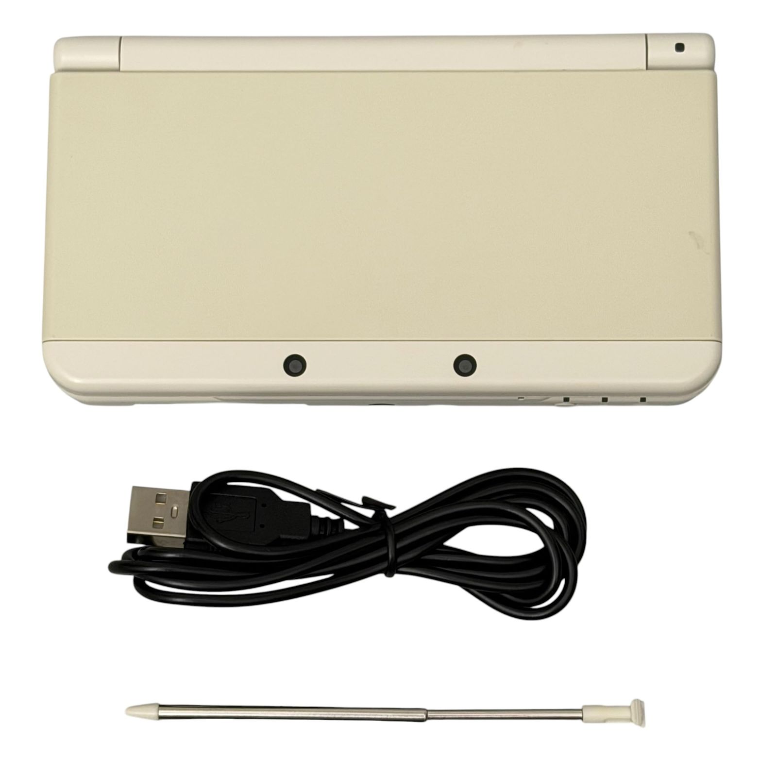 Newニンテンドー3DS ホワイト 中古 動作確認済み 即発送00512