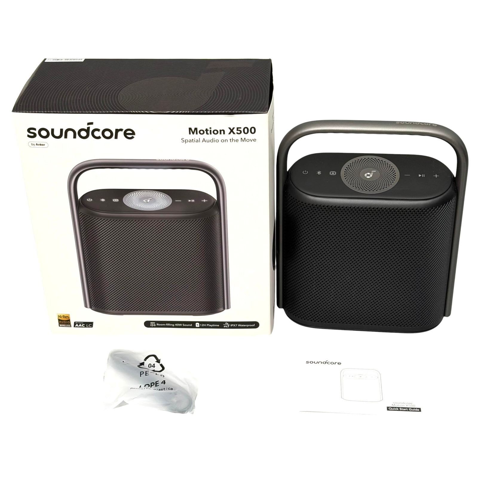 Anker Soundcore Motion X500 【空間オーディオを楽しめるハイレゾ対応Bluetoothスピーカー】 アンカー スピーカーシステム 中古 美品 動作確認済み 即発送0077