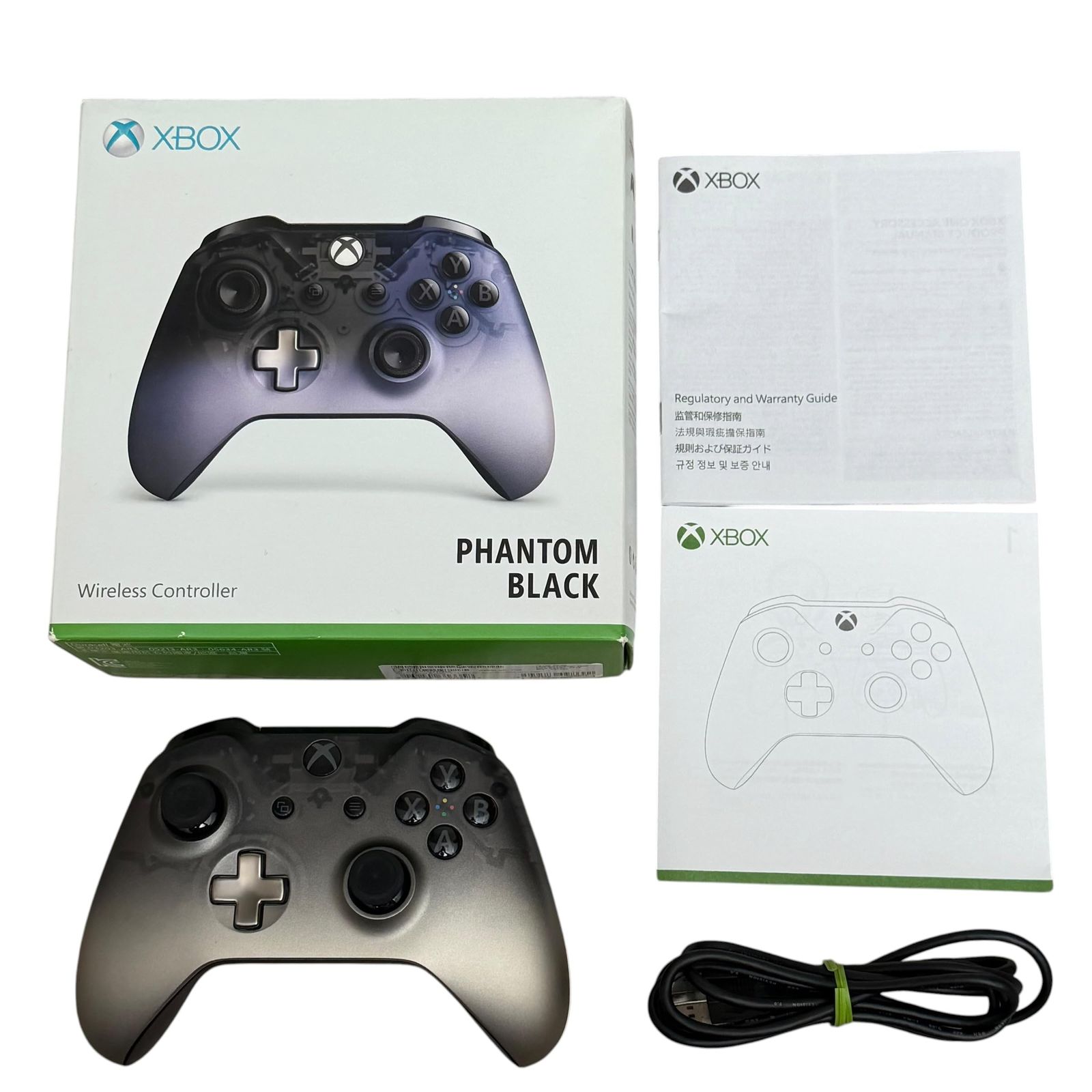 Xbox ワイヤレス コントローラー (ファントム ブラック) 中古 美品