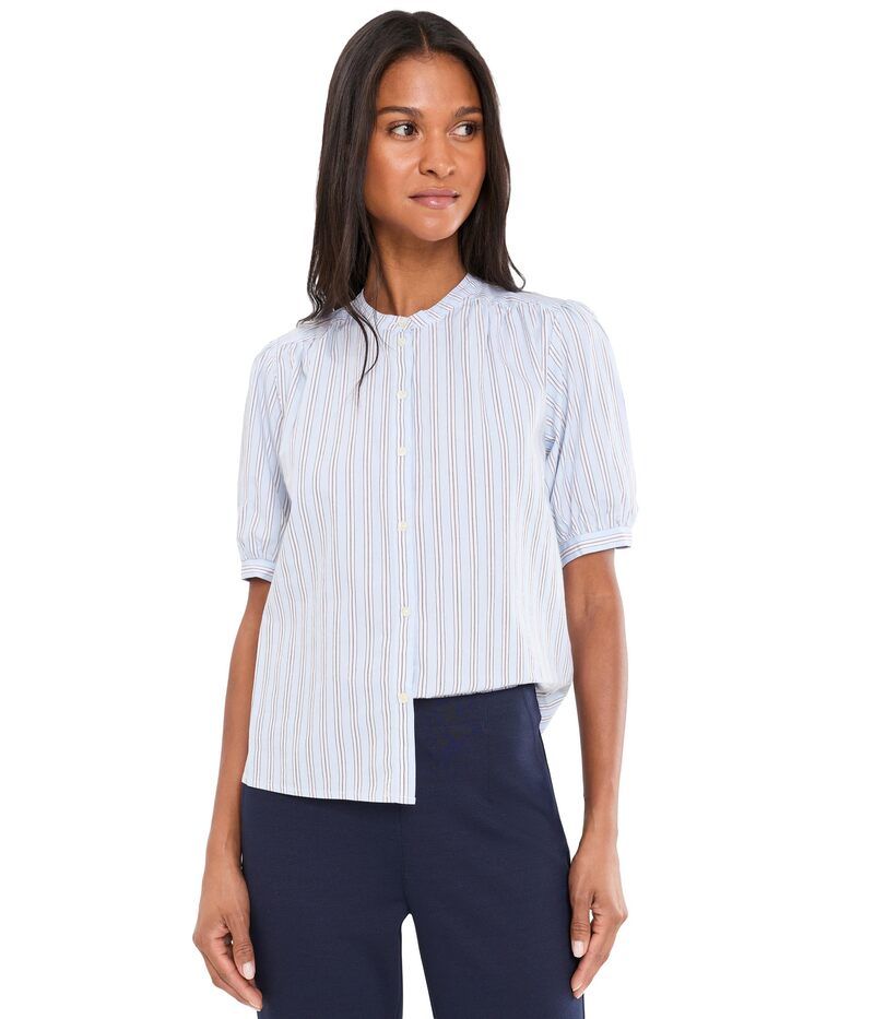 ニックプラスゾーイ レディース トップス シャツ Niczoeton Stripe Shirt Blue Multi ブルー 31,070円
