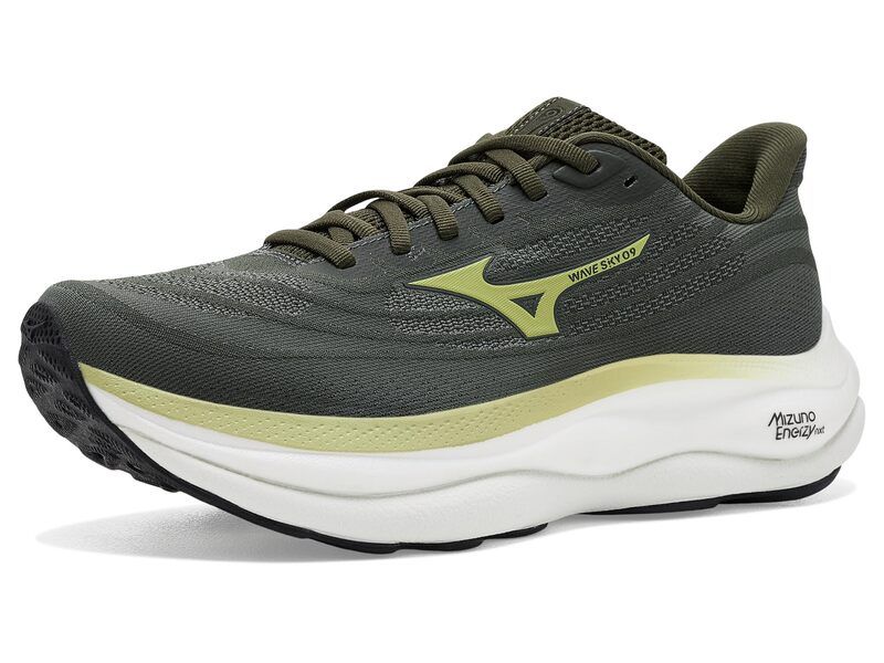 ミズノ メンズ シューズ スニーカー Mizuno Wave Sky 9 Forest NightBe フォレスト