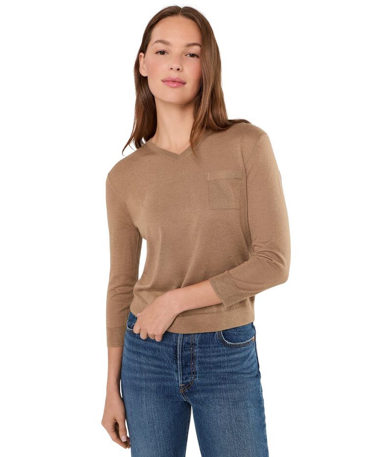 ヴィンス レディース トップス シャツ Vネック Vince 34 Sleeve VNeck Carmello