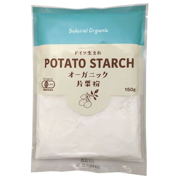 桜井食品 オーガニック 片栗粉 150g×20袋入×(2ケース)| 送料無料 オーガニック 有機JAS 馬鈴薯澱粉 有機馬鈴薯 有機片栗粉 無農薬 オーガニック澱粉 ストック 粉物 製菓材料 ケース買い まとめ買い 業者 仕入れ 大量 こだわり 自然 健康 6,547円