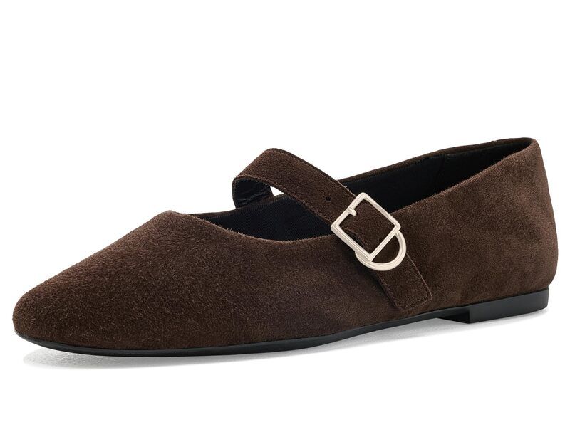 ヴァガボンド レディース シューズ サンダル スエード Vagabond Shoemakers Jolin Suede Maryjane Flat Coffee コーヒー