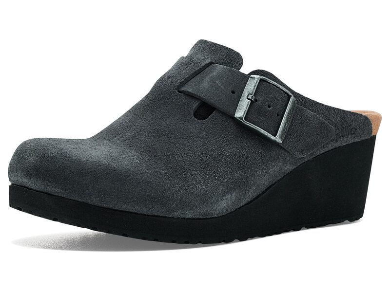 ビルケンシュトック レディース シューズ サンダル スエード Birkenstock Fanny Wedge Clog Suede Charcoal チャコール 33,670円