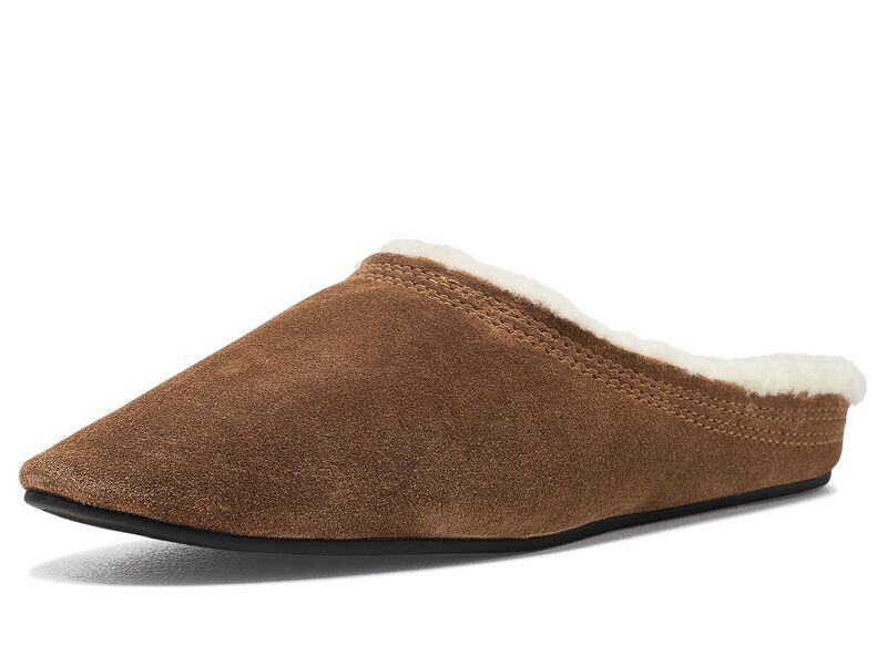 ヴェロニカ ベアード レディース シューズ スリッポン・ローファー Veronica Beard Narcisa Shearling Chestnut Suede
