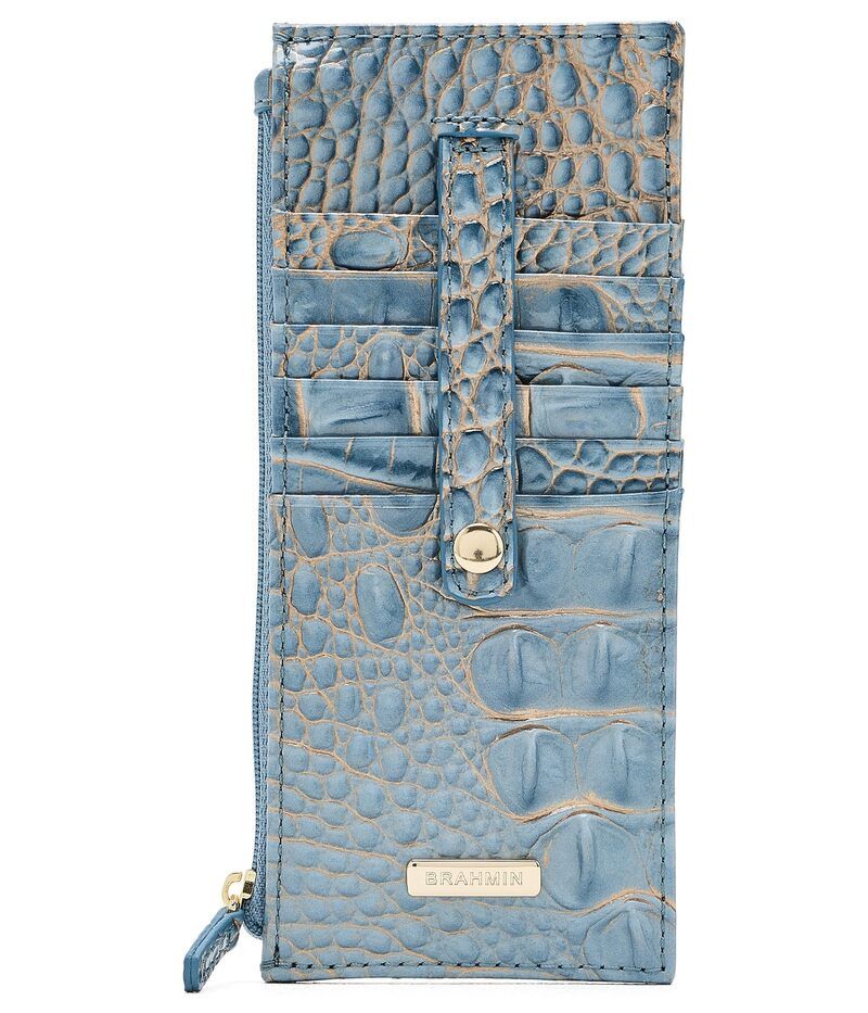 ブランミン レディース アクセサリー 財布 Brahmin Credit Card Wallet Vintage Indigo インディゴ