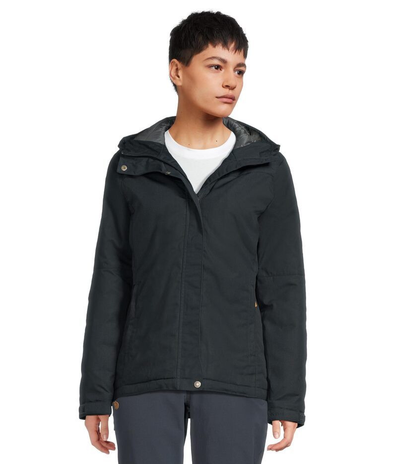 フェールラーベン レディース アウター コート ジャケット Fjallraven Stina Padded Jacket Dark Navy ネイビー