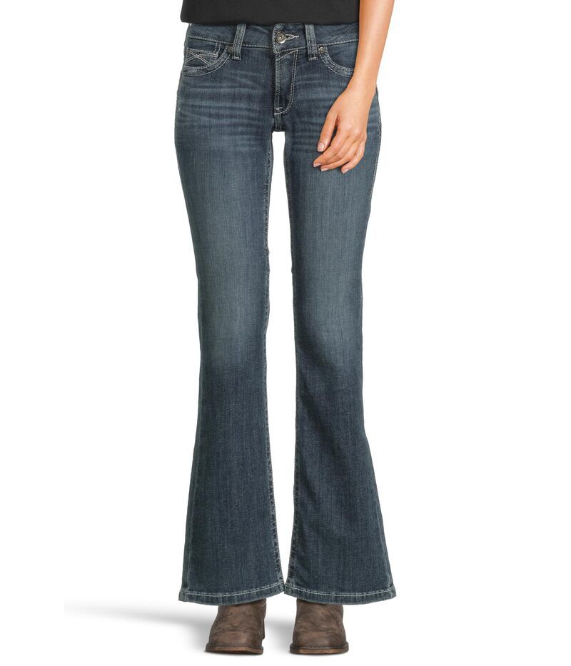 アリアト レディース ボトムス デニムパンツ ブーツカット ブーツ ジーンズ Ariat REAL MidRise Raquel Bootcut Jeans Canadian