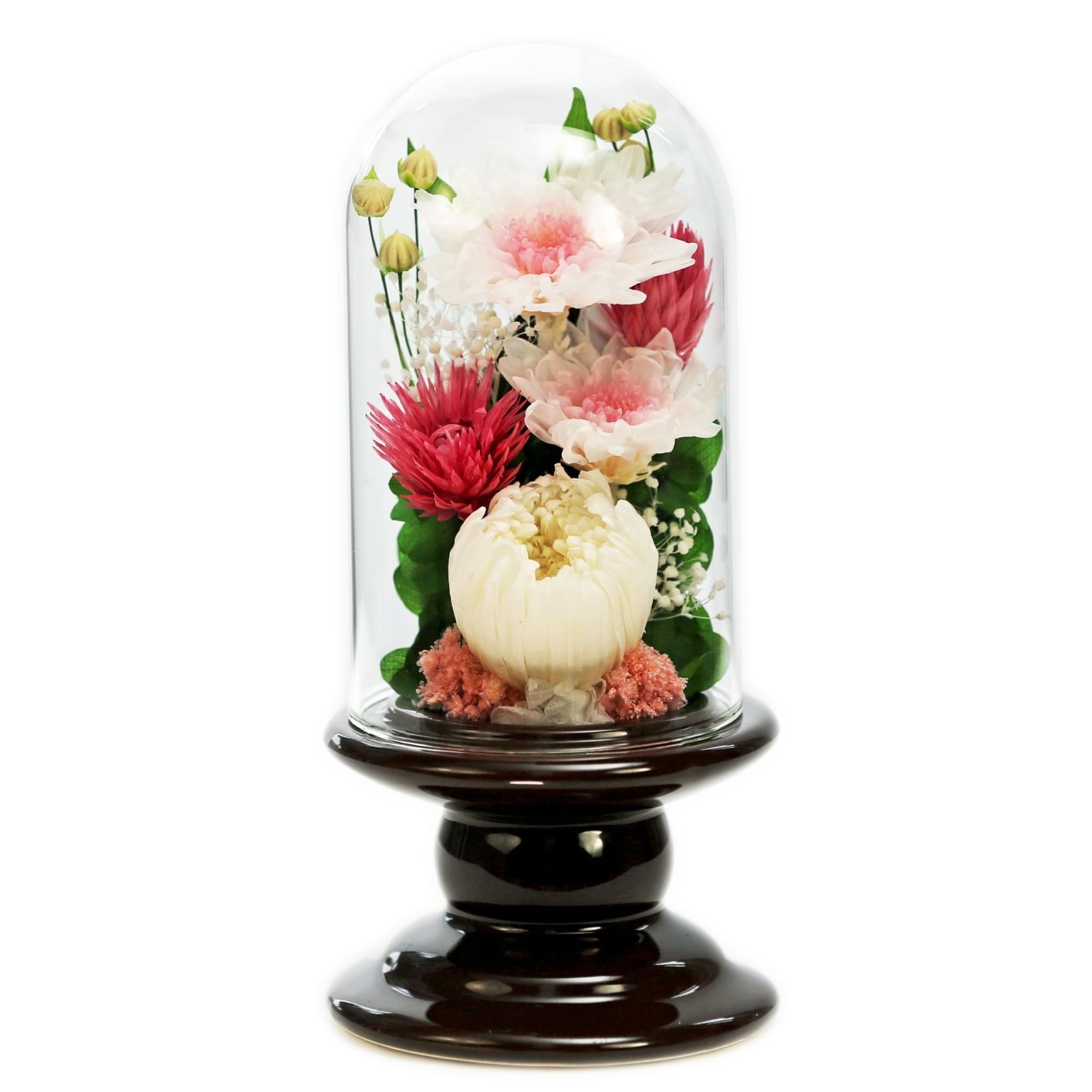 アートフォーシーズン▲仏花 （茶系） ミニ輪菊glass ピンク プリザーブドフラワー 6,664円