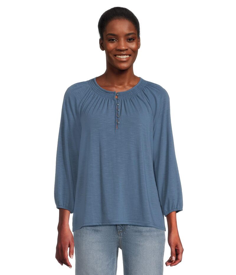 エルエルビーン レディース トップス シャツ Llbean Camden Hills Tee ThreeQuarterSleeve Bright Mariner 15,185円