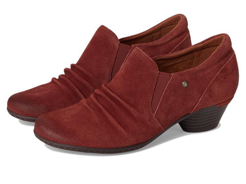 コブ ヒル レディース シューズ ブーツ・レインブーツ Cobb Hill Lucy Red Suede レッド