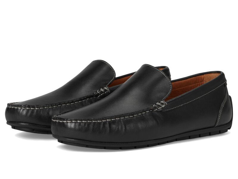 ジョンストンアンドマーフィー メンズ シューズ スリッポン・ローファー Johnston Murphy Beck Venetian Black Full Grai ブラック