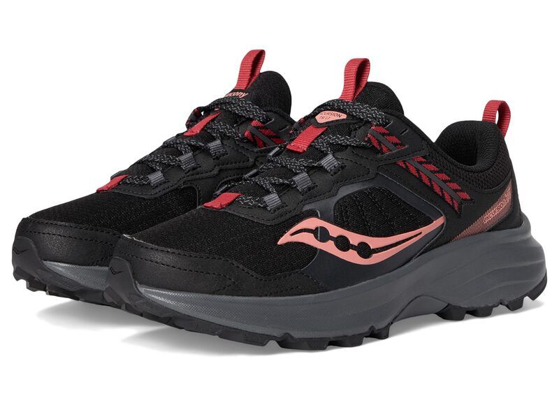 サッカニー レディース シューズ スニーカー Saucony Excursion TR17 Wide BlackShadow ブラック