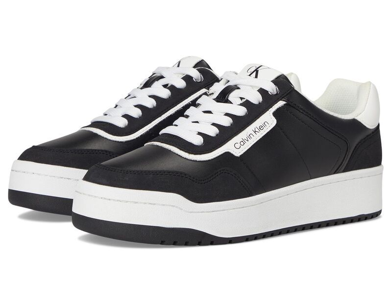 カルバンクライン レディース シューズ スニーカー Calvin Klein Adryen BlackWhite ホワイト