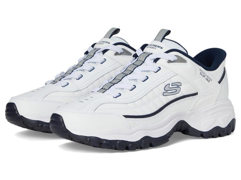 スケッチャーズ メンズ シューズ スニーカー Skechers Afterburn ELite Grill Corporal Hands Free SlipIn WhiteNavy ホワイト