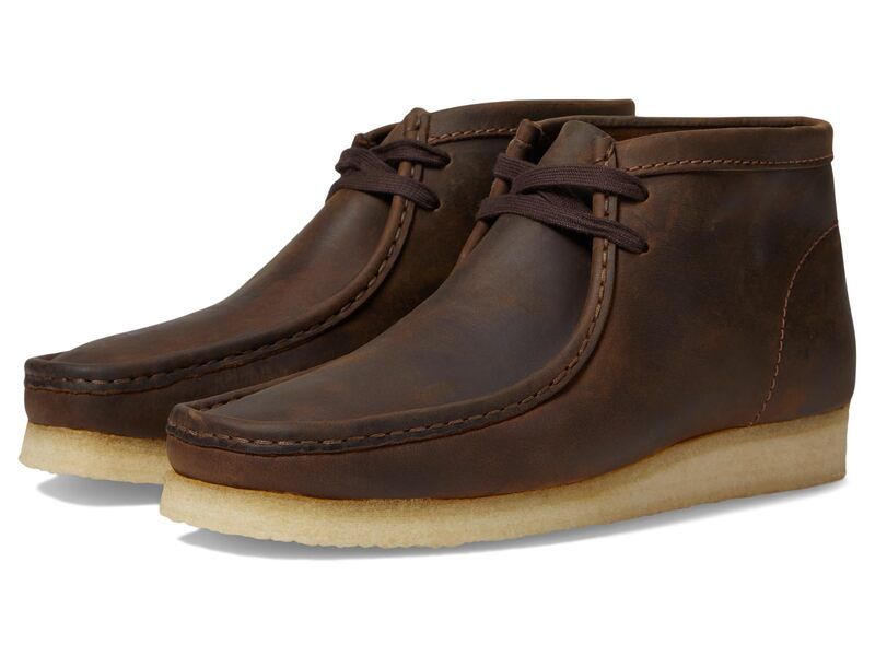 クラークス メンズ シューズ ブーツ・レインブーツ Clarks Wallabee Boots Beeswax