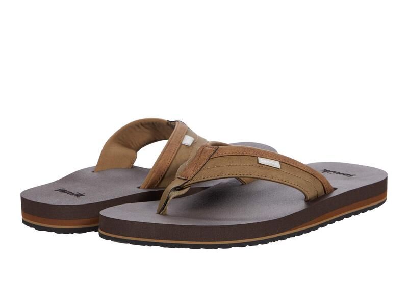 サヌーク メンズ シューズ サンダル Sanuk Ziggy Softop Tan タン