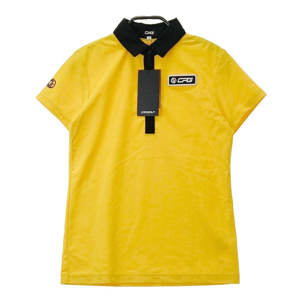 サイズ：2 CPG GOLF シーピージーゴルフ 半袖ポロシャツ イエロー系 [240101259925]# ゴルフウェア レディース ストスト