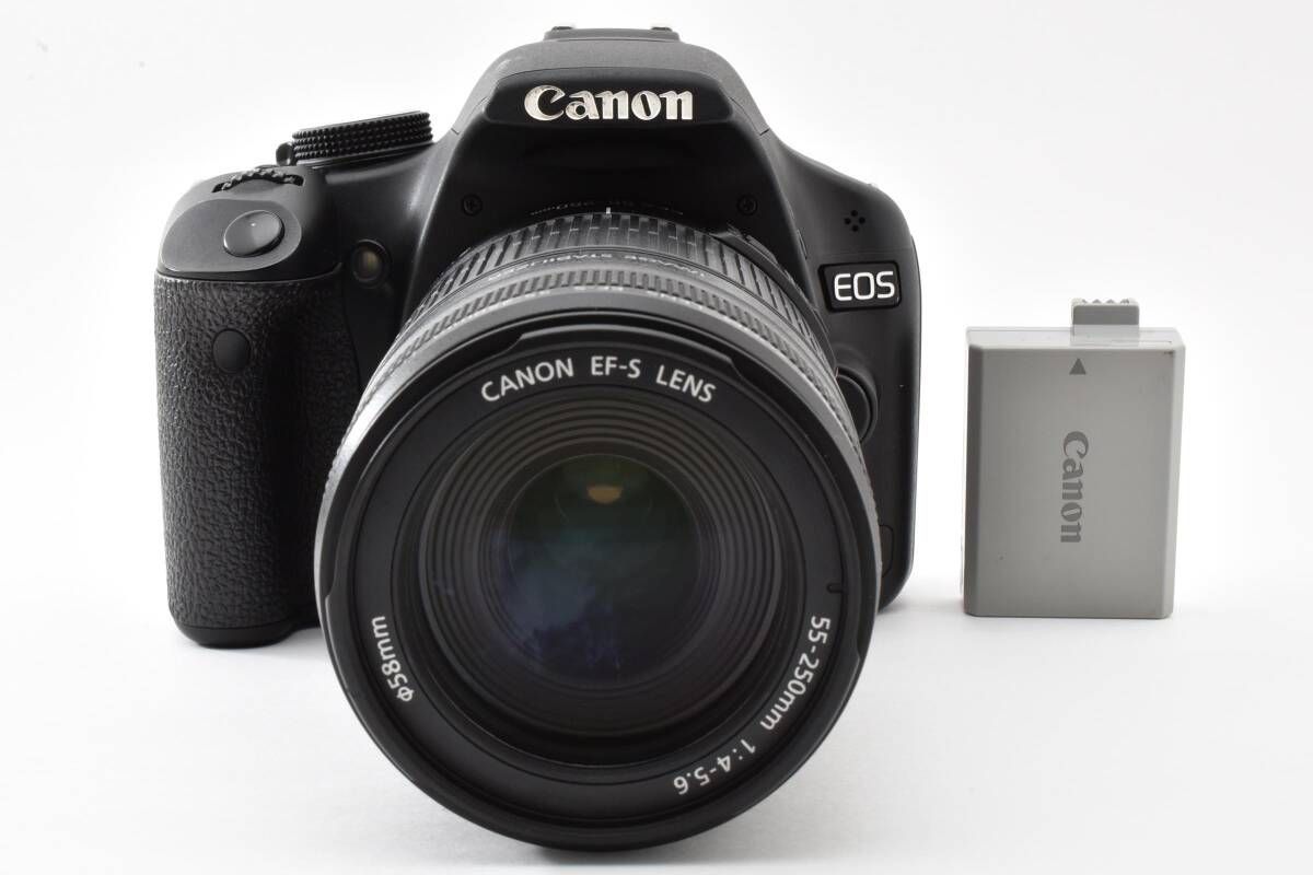 ★良品★キヤノン Canon EOS Kiss X3 EF-S 55-250mm F4-5.6　《ショット数11,579回》★ W0870＃5618 14,800円