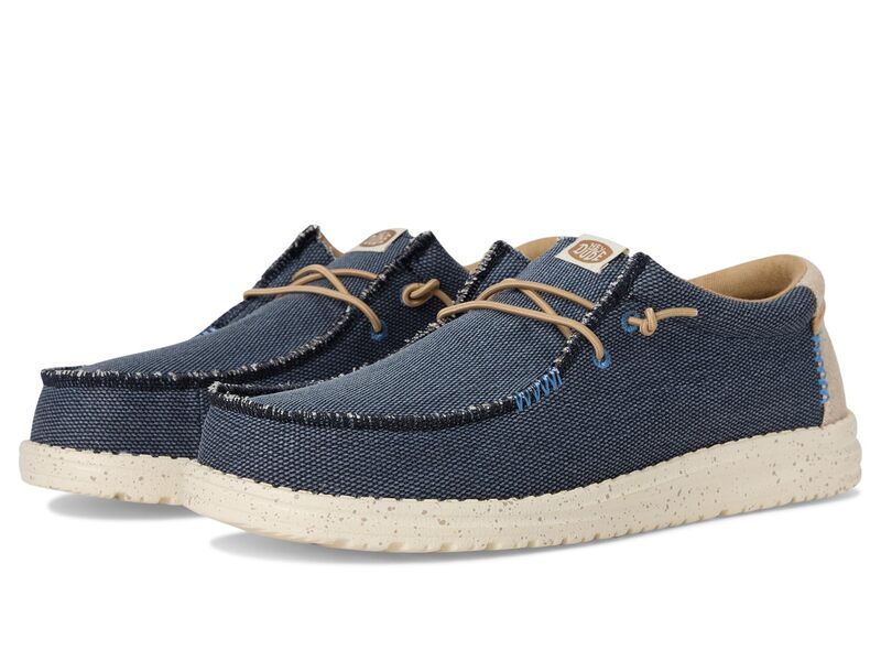 ヘイデュード メンズ シューズ スリッポン・ローファー Hey Dude Wally Coastline Jute Navy ネイビー