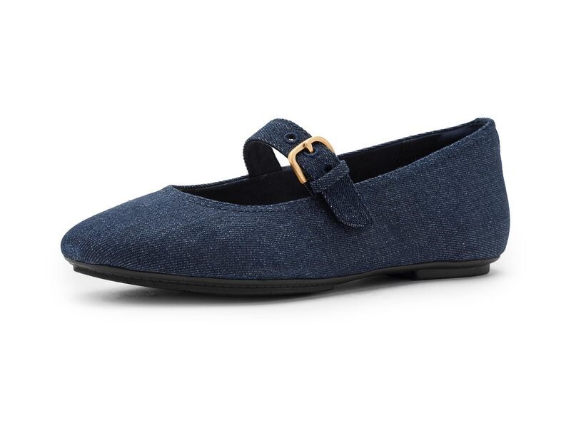 フィットフロップ レディース シューズ サンダル デニム FitFlop Delicato Denimary Janes Dark Denim デニム