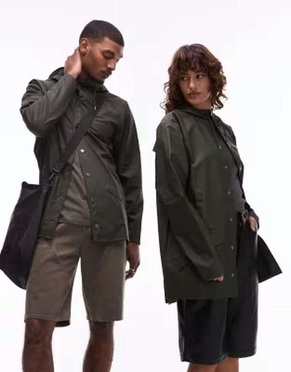 レインズ レディース アウター ジャケット・ブルゾン Rains 12010 unisex waterproof short jacket Green グリーン 31,070円