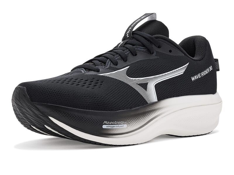 ミズノ メンズ シューズ スニーカー Mizuno Wave Rider 30 BlackWhite ホワイト 32,370円