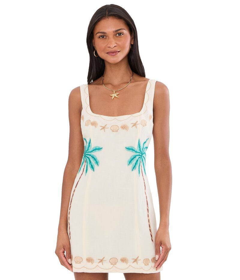 ウミーユアムーム レディース トップス ワンピース ミニ Show Me Your Mumu Steph Mini Dress Beachfront Embroidery