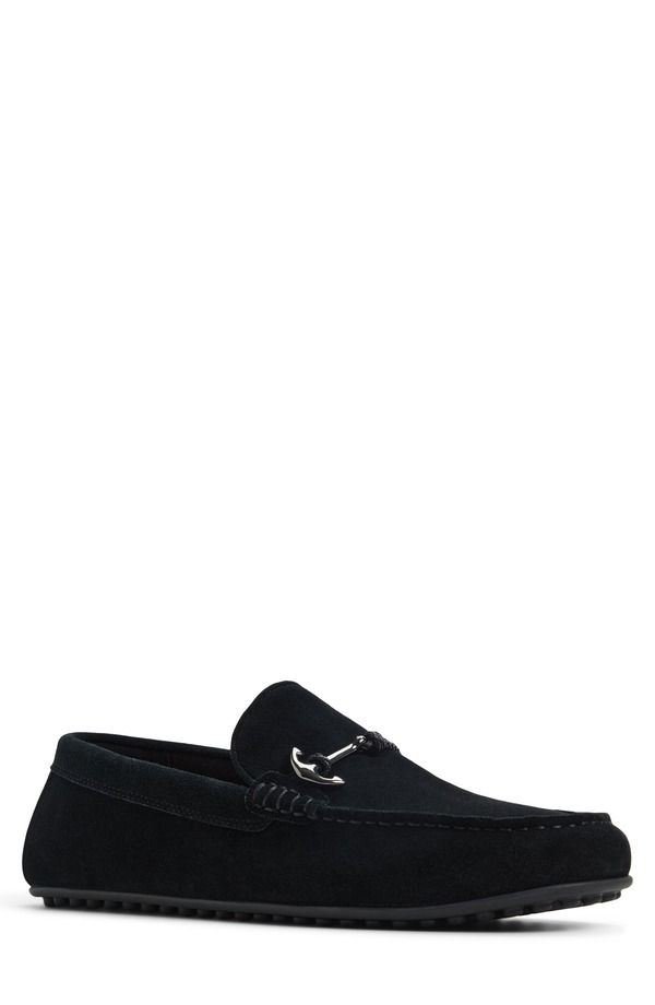 アルド メンズ シューズ スリッポン・ローファー ALDO Wilbart Bit Loafer Men OPEN BLACK ブラック